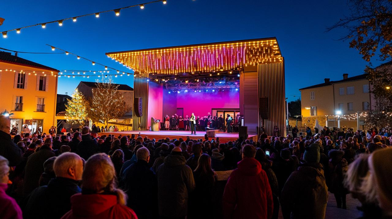 Votos 2023 de la alcaldesa de Gujan-Mestras Marie Helene Des Esgaulx y presentación de «El Espejo», la nueva sala de espectáculos: análisis del plan de sostenibilidad económica